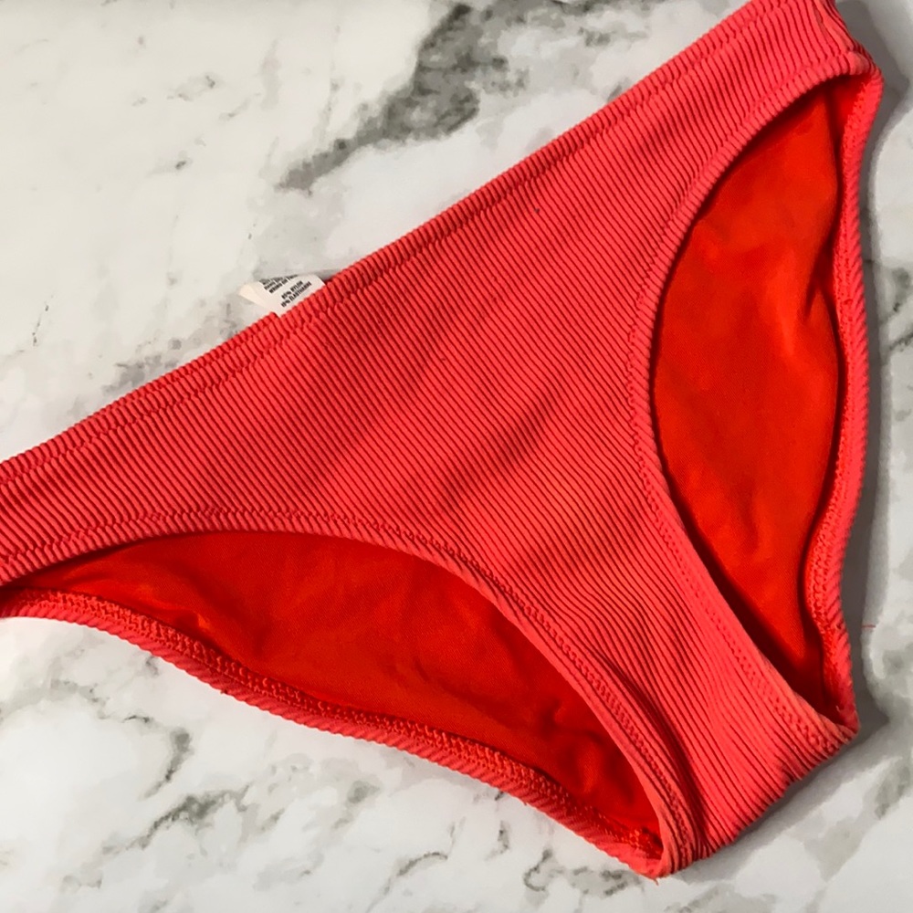 Coral/red bikini bottoms